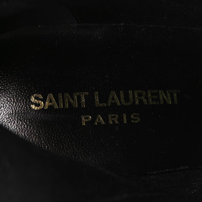 Saint Laurent Nappa Vendome Opyum 85 Ankle Boots 39 Black 9 of 10