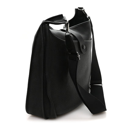 Hermes Taurillon Clemence Evelyne III TGM Black 3 of 10