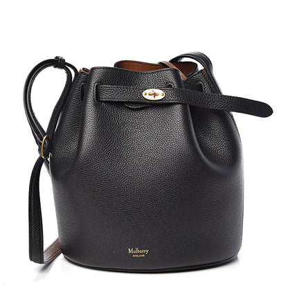 Mulberry Small Classic Grain Calfskin Small Abbey Bucket Bag Black 3 of 14