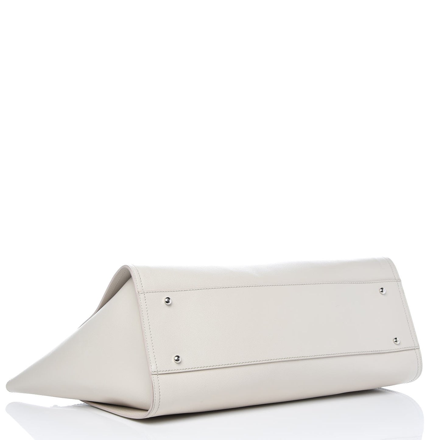 Caviar Extra Large Studded Deauville Tote Ivory