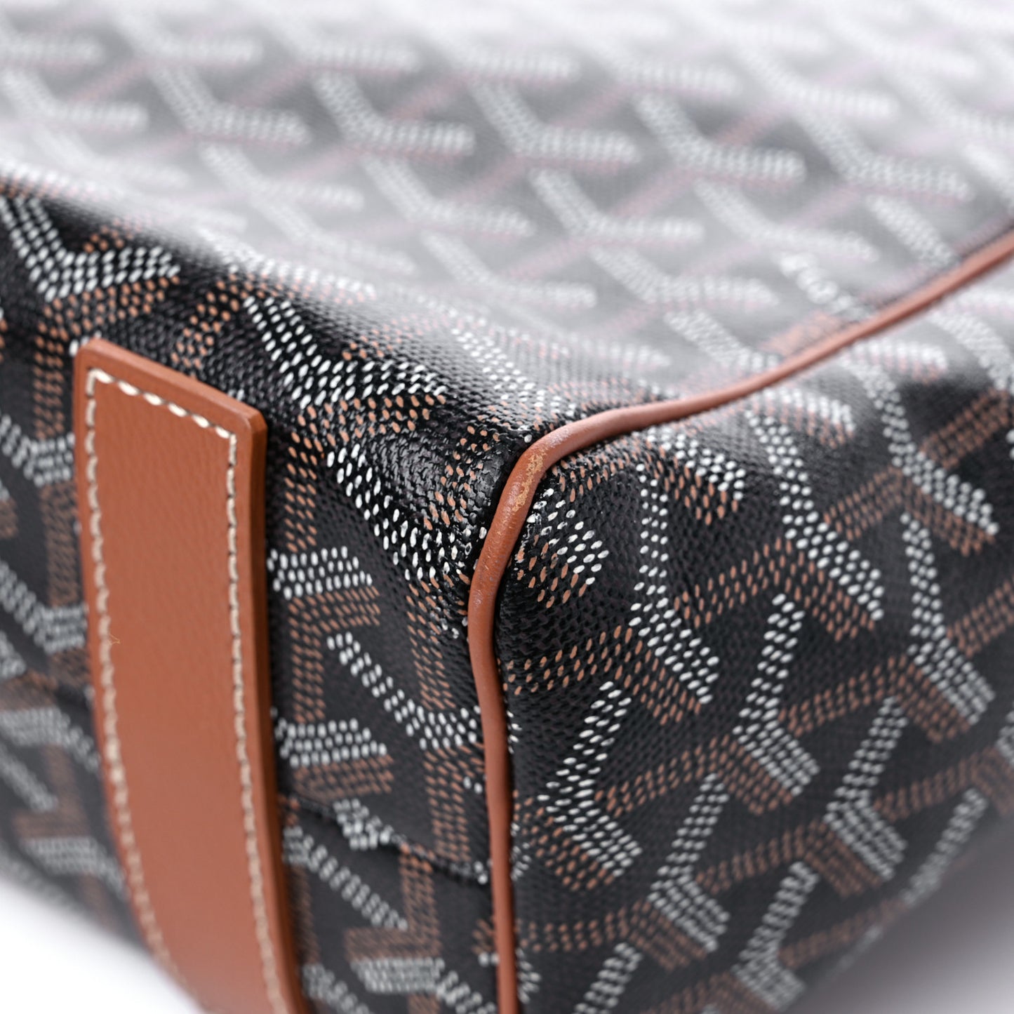 Goyardine Voltaire III Tote Black Gold