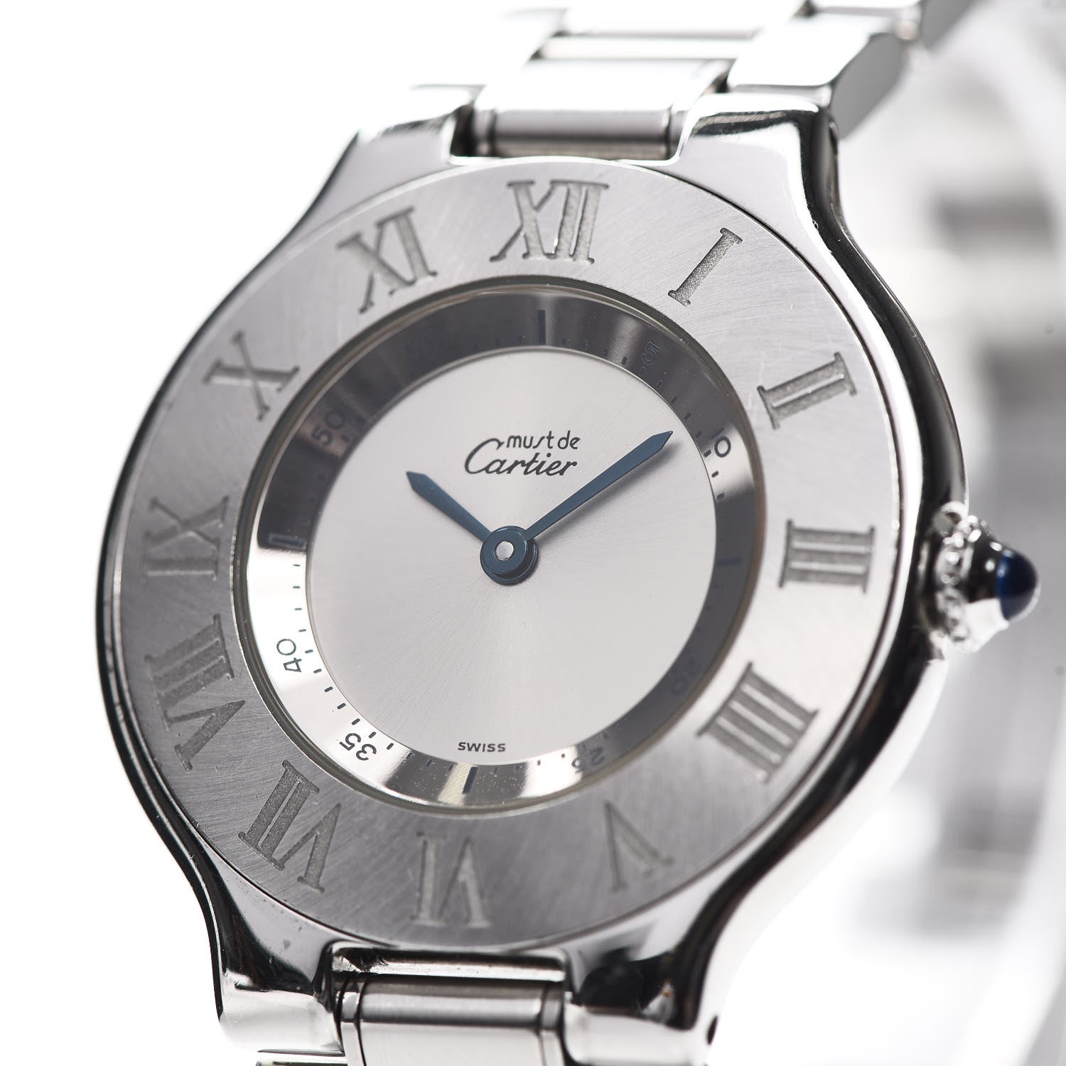 Cartier Stainless Steel 31mm Must De 21 Quartz Watch 8 of 8