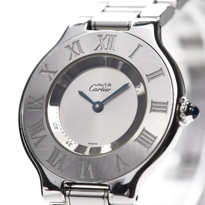 Cartier Stainless Steel 31mm Must De 21 Quartz Watch 8 of 8