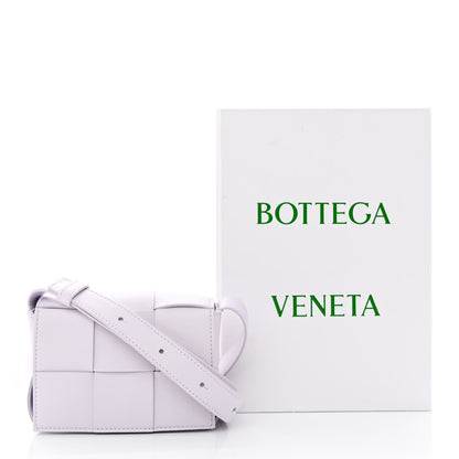 Bottega Veneta Lambskin Maxi Intrecciato Extra Mini Cassette Crossbody Bag Mirth Washed 10 of 10