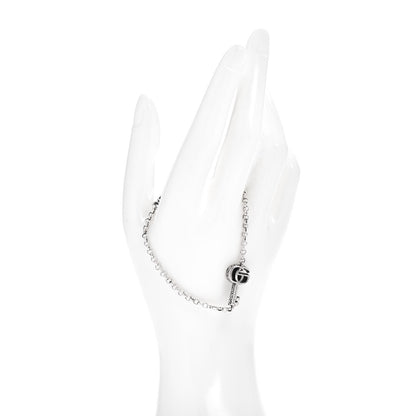Gucci Sterling Silver Double G Key Bracelet 2 of 4