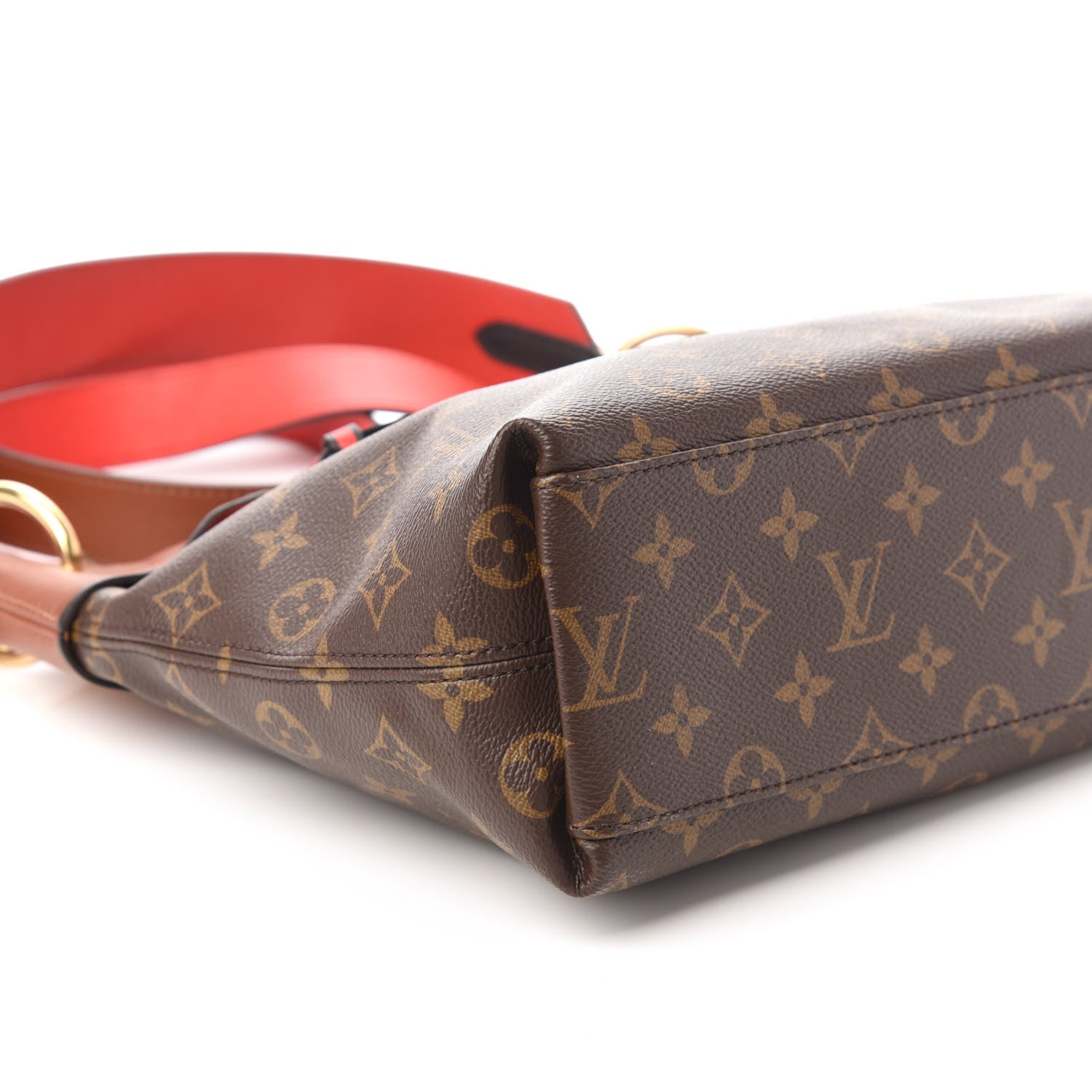 Louis Vuitton Monogram Tuileries Besace Caramel Rouge 6 of 9