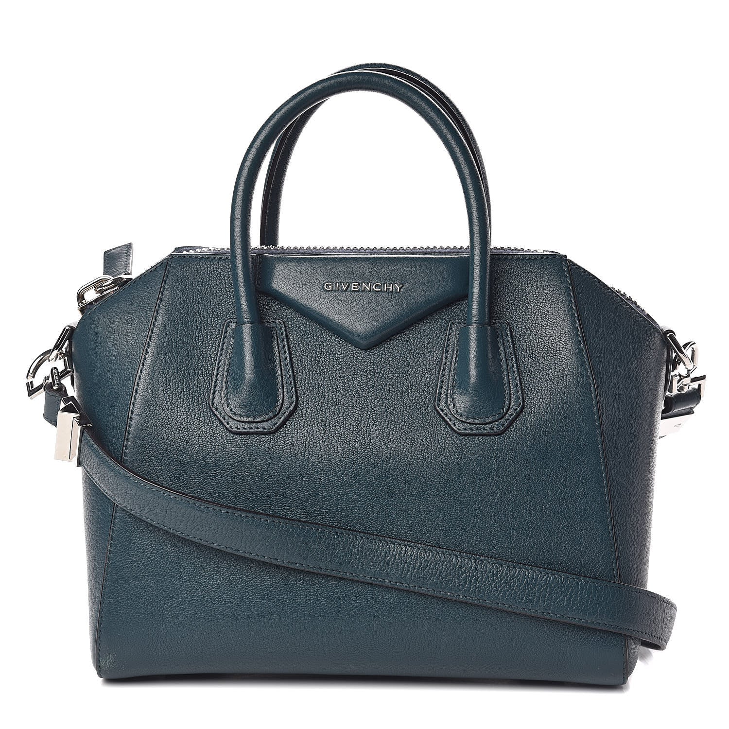 Givenchy Sugar Goatskin Small Antigona Prussian Blue 1 of 22