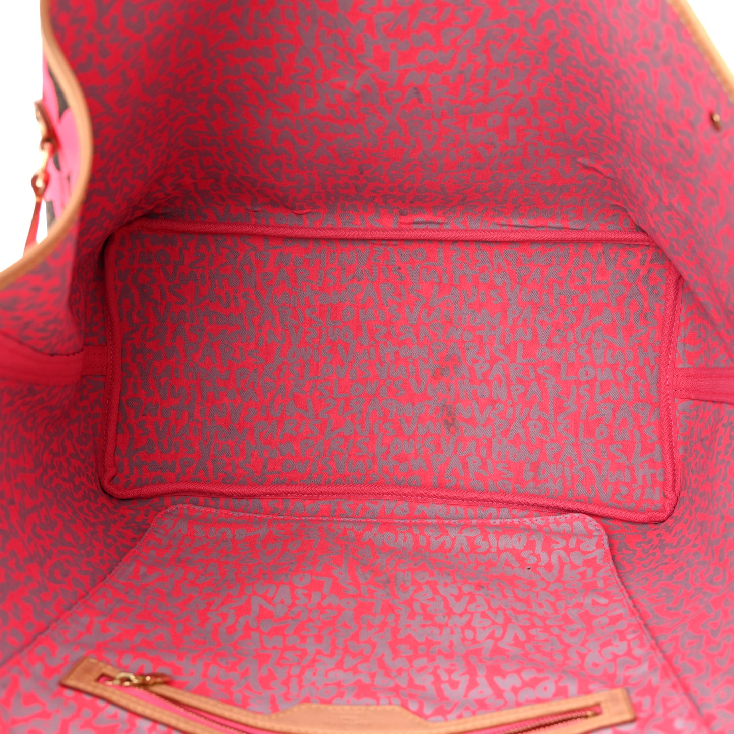 Monogram Graffiti Neverfull GM Fuchsia