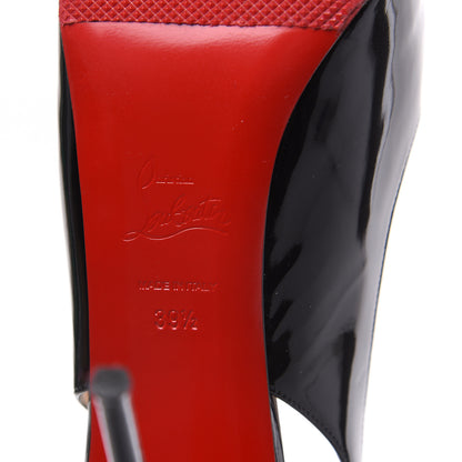 Christian Louboutin Patent Private Number 120 Pumps 39.5 Black 6 of 9