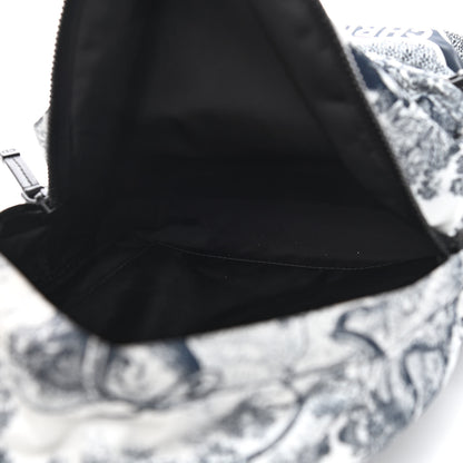 Christian Dior Nylon Technical Fabric Toile De Jouy Small Diortravel Backpack Blue 5 of 8