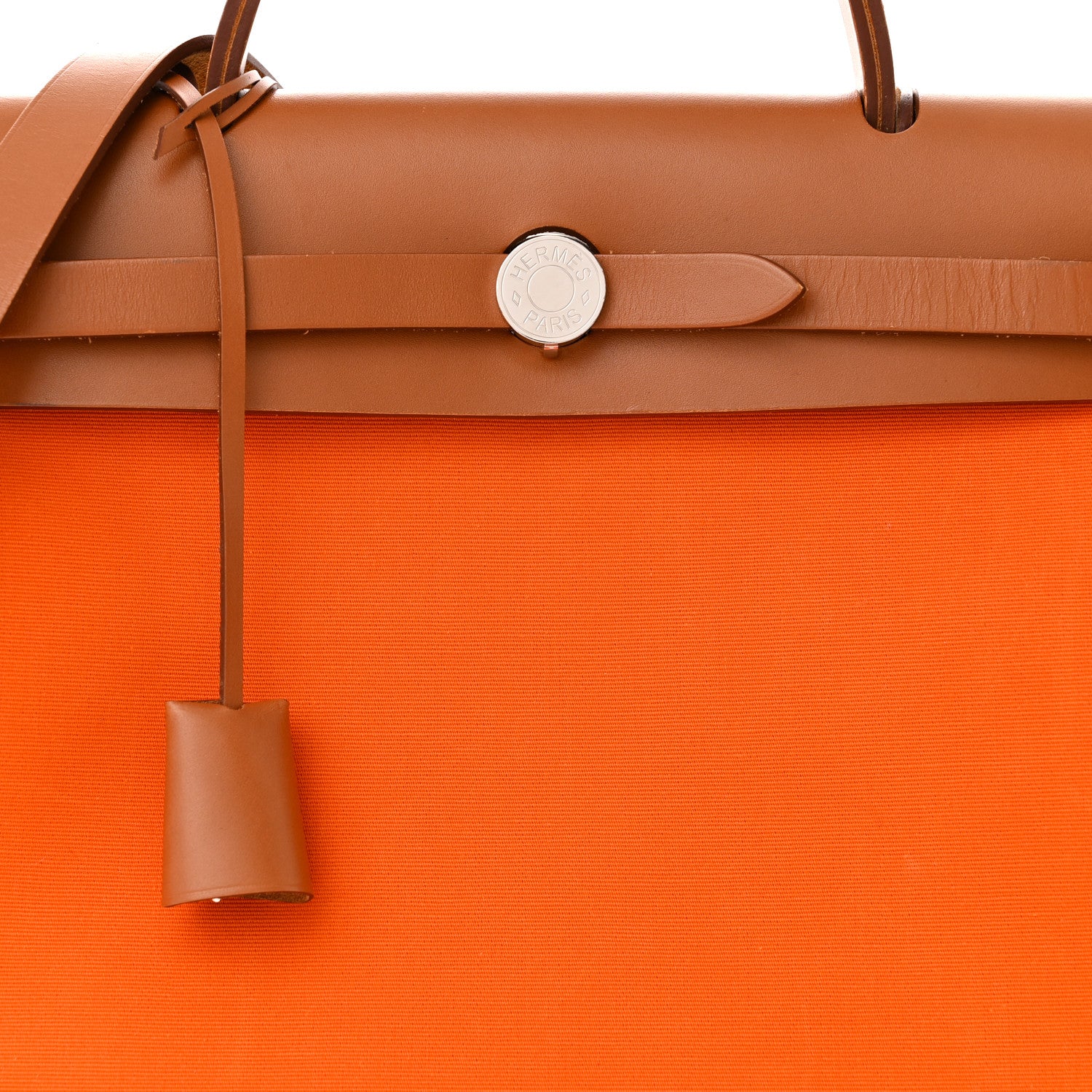 Hermes Toile Vache Hunter Herbag Zip 31 PM Orange 9 of 13