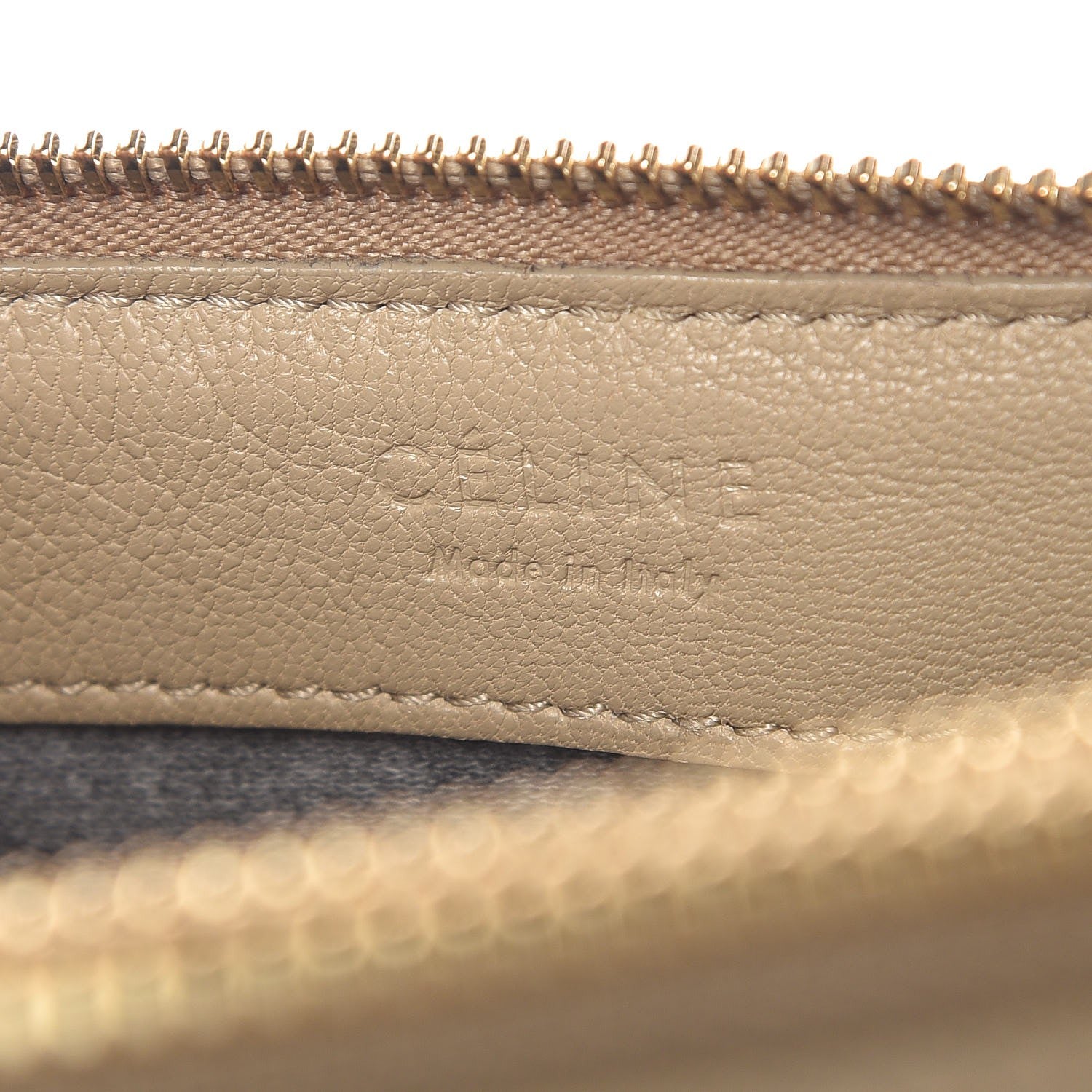 Celine Lambskin Large Trio Crossbody Bag Beige 8 of 12