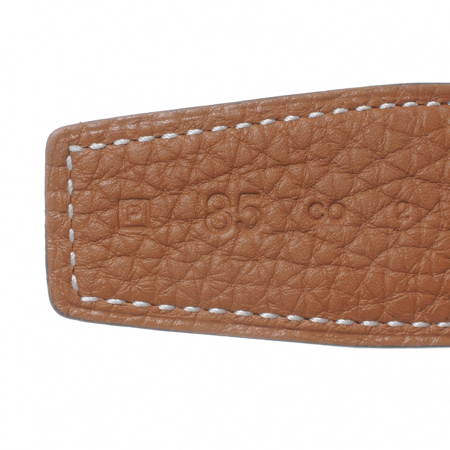 Togo Box Reversible Constance 32mm H Belt 85 Gold Noir