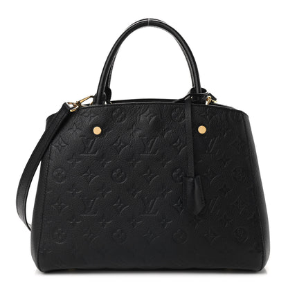 Louis Vuitton Empreinte Montaigne MM Black 1 of 10