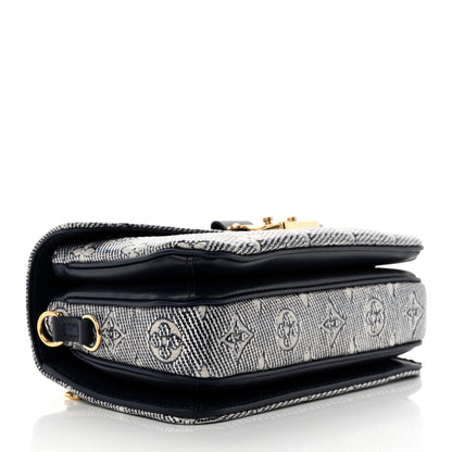 Louis Vuitton Monoglam Pochette Metis East West Blue 4 of 9