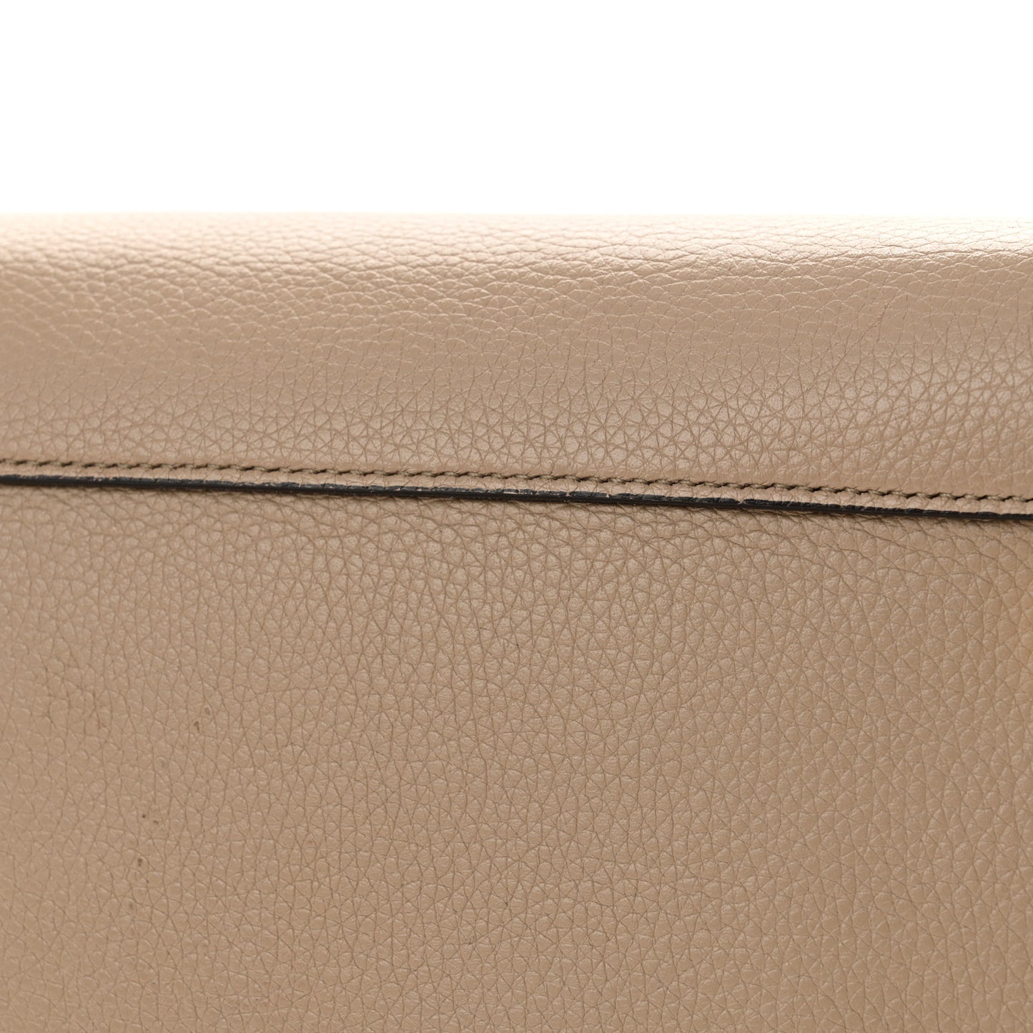 Grained Calfskin Mini Belt Bag Light Taupe
