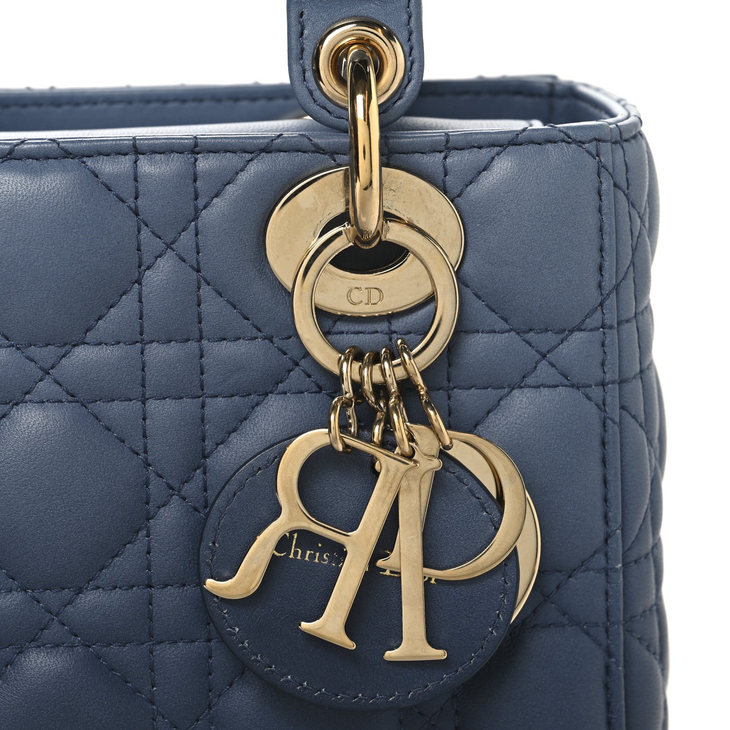 Christian Dior Lambskin Cannage Gradient Small My ABCDior Lady