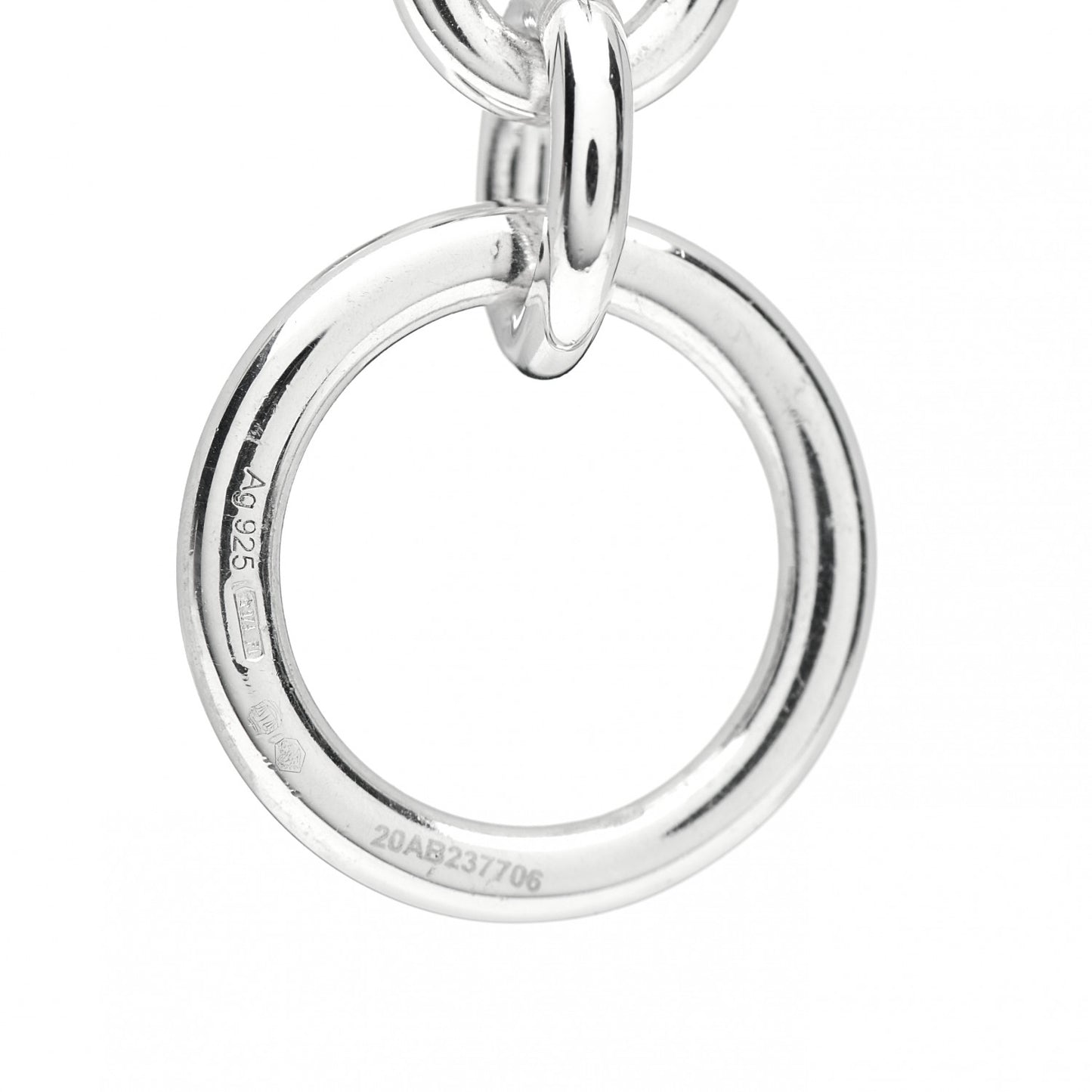 Sterling Silver Five Bags Amulette Charm Bracelet ST