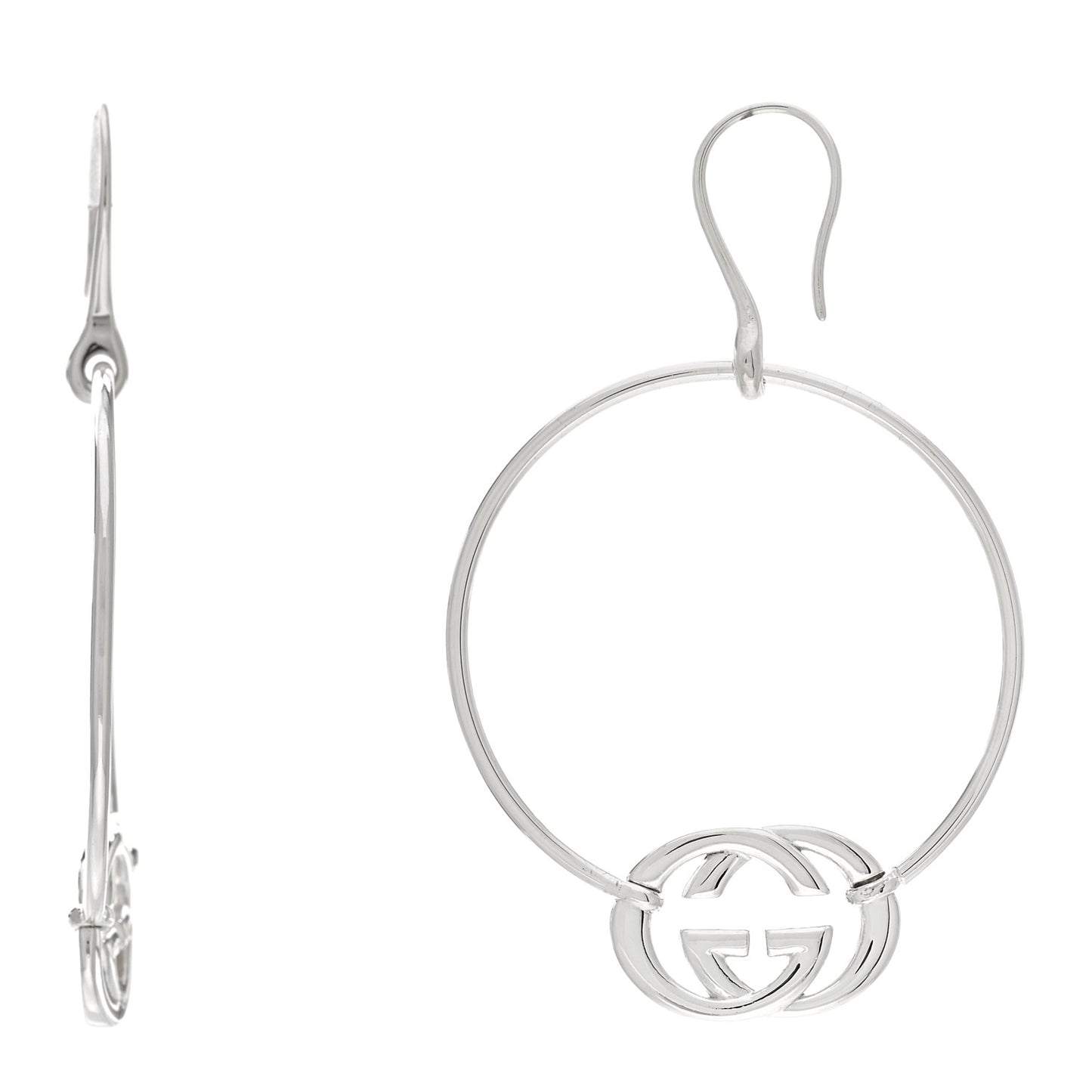 Sterling Silver Britt Hoop Earrings