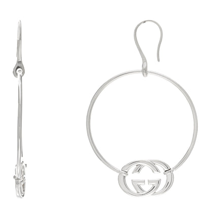 Gucci Sterling Silver Britt Hoop Earrings 1 of 5