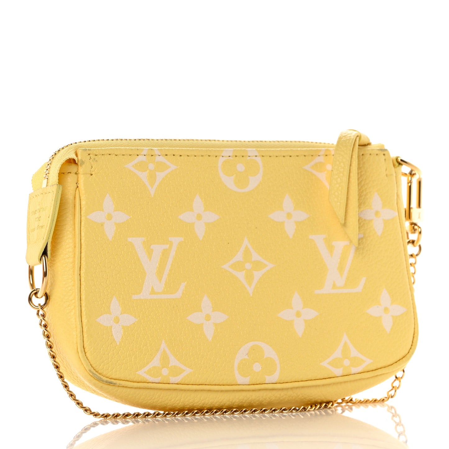 Empreinte Monogram Mini Pochette Accessories Lemon Curd Yellow