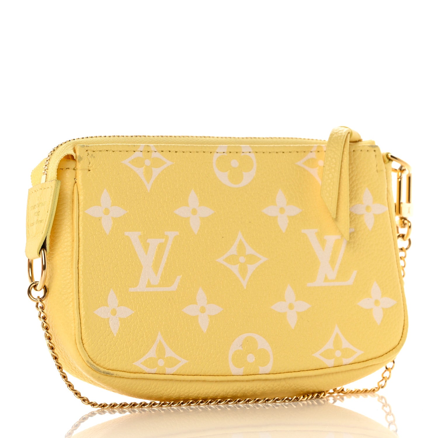 Louis Vuitton Empreinte Monogram Mini Pochette Accessories Lemon Curd Yellow 3 of 7