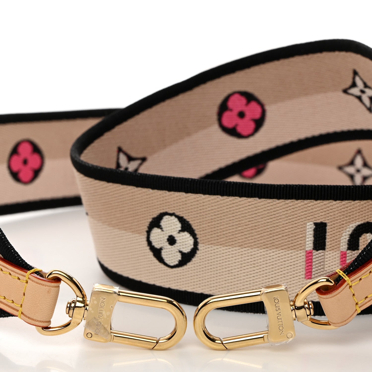 Louis Vuitton Jacquard Speedy Bandouliere 20 Shoulder Strap Black 4 of 4