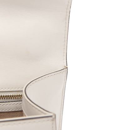 Gucci Calfskin Small Sylvie Shoulder Bag Off White 13 of 14
