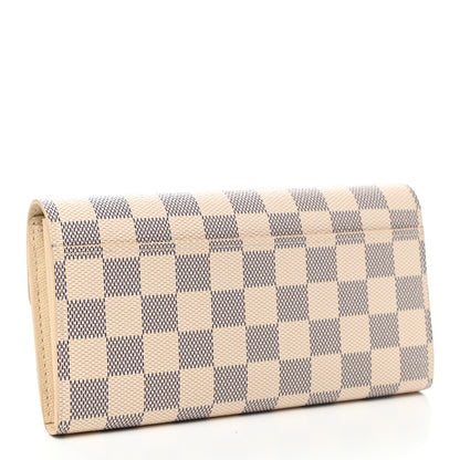 Louis Vuitton Damier Azur Sarah Wallet NM 3 of 7