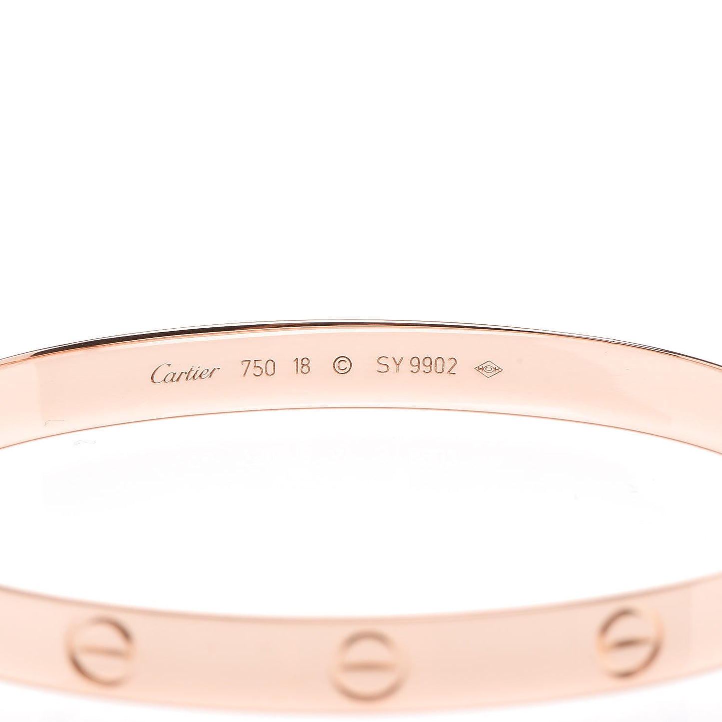 18K Pink Gold LOVE Bracelet 18