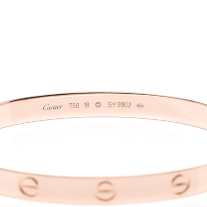 Cartier 18K Pink Gold LOVE Bracelet 18 4 of 5