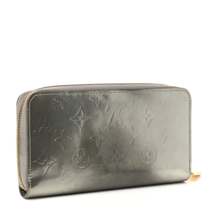 Louis Vuitton Vernis Zippy Wallet Gris Metal 3 of 8