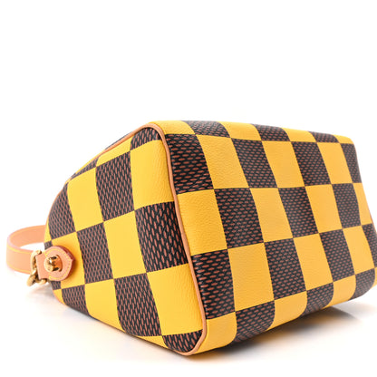 Louis Vuitton Damier Pop Speedy Bandouliere 25 Jaune Mat 8 of 9