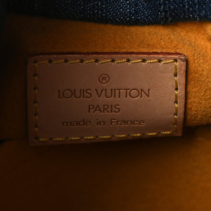 Louis Vuitton Monogram Denim Pleaty Blue 6 of 9