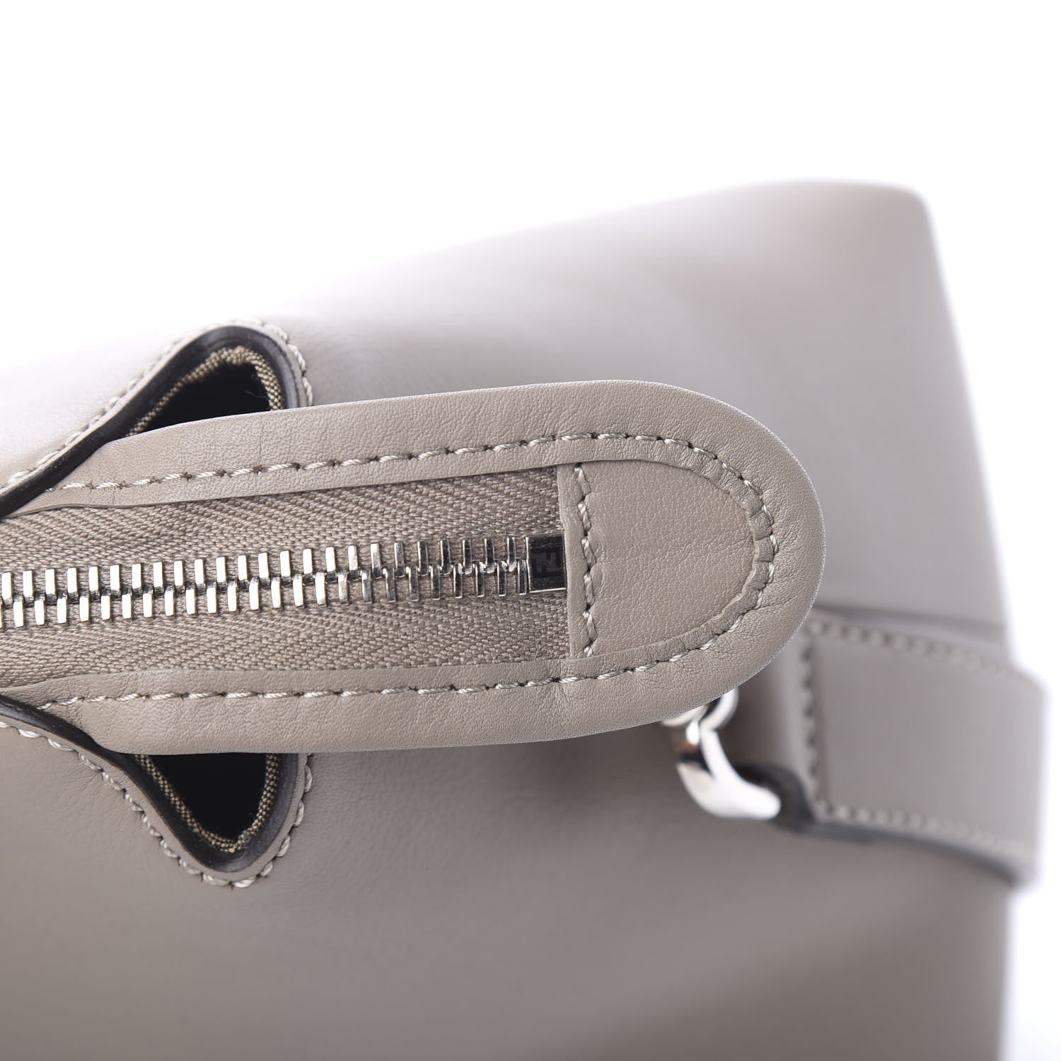 Fendi Vitello Dolce Medium By The Way Boston Bag Tortora 7 of 11