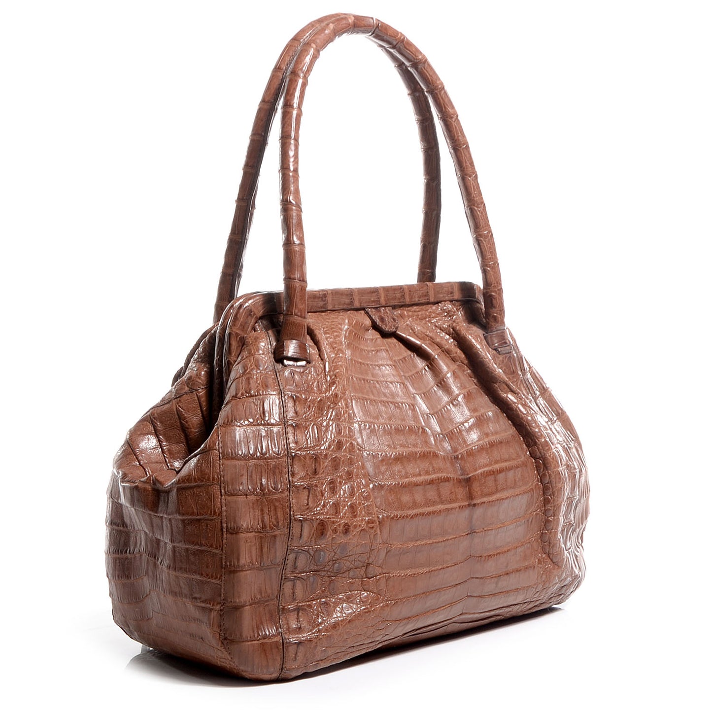 Crocodile Leaf Frame Bag