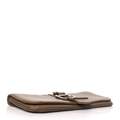 Gucci Calfskin Greenwich Clutch Beige 4 of 10