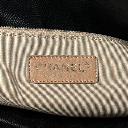 Chanel Caviar Stitched Tote Black 6 of 13
