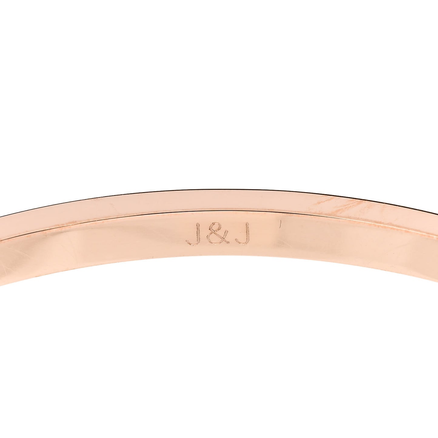 18K Pink Gold 6 Diamond Small LOVE Bracelet 16
