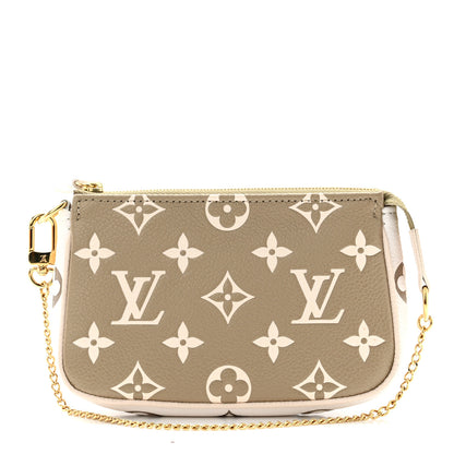 Louis Vuitton Empreinte Spring in the City Mini Pochette Accessories Kaki Beige Cream 1 of 7