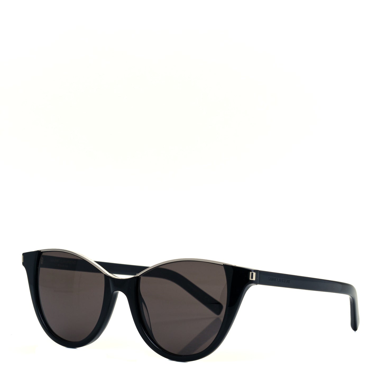 Rimless Top Cat Eye Stella SL368 Sunglasses Black