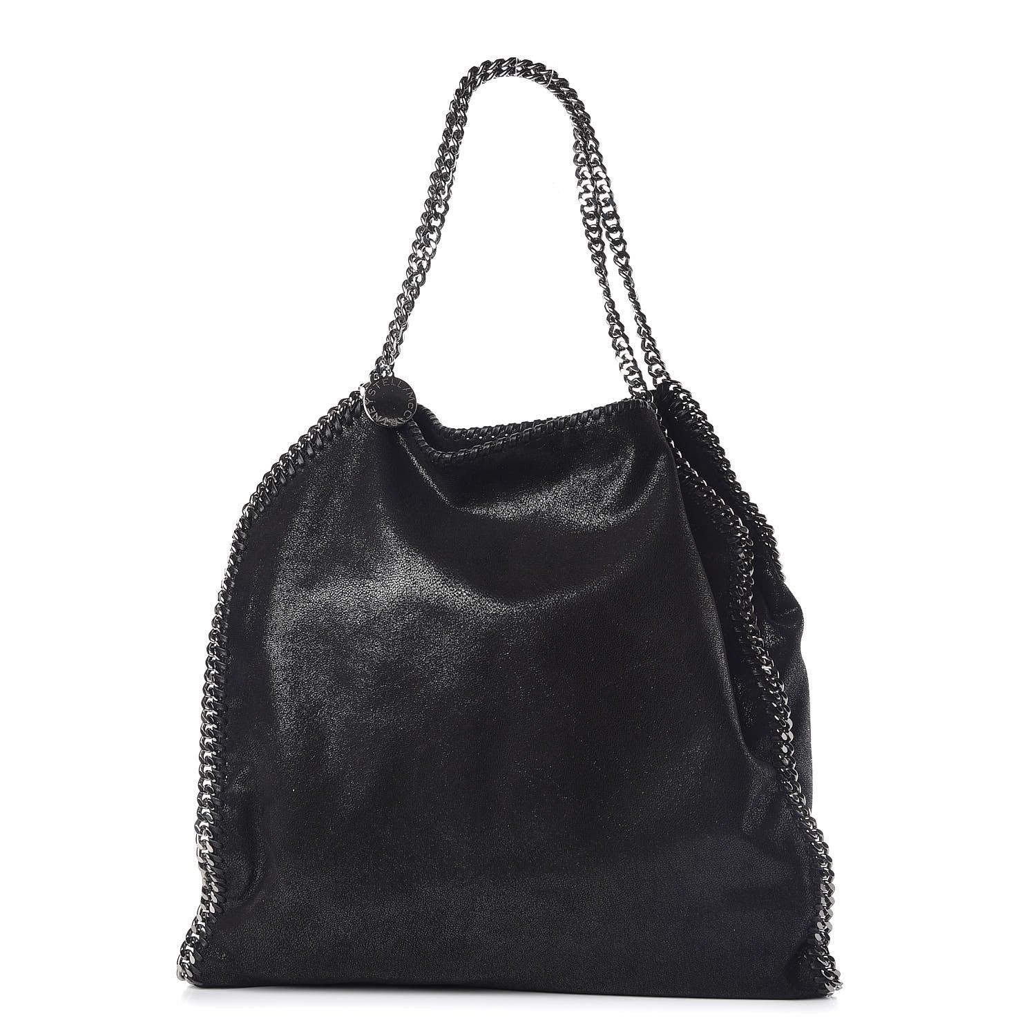 Stella McCartney Shaggy Deer Big Falabella Tote Black 1 of 11