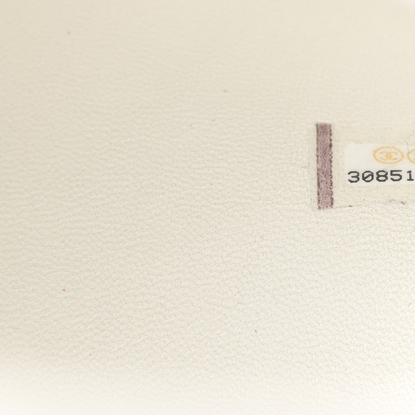 Shearling Lambskin Crystal Strass Flap White