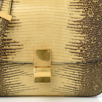 Celine Lizard Medium Classic Box Flap Bag Natural 9 of 11
