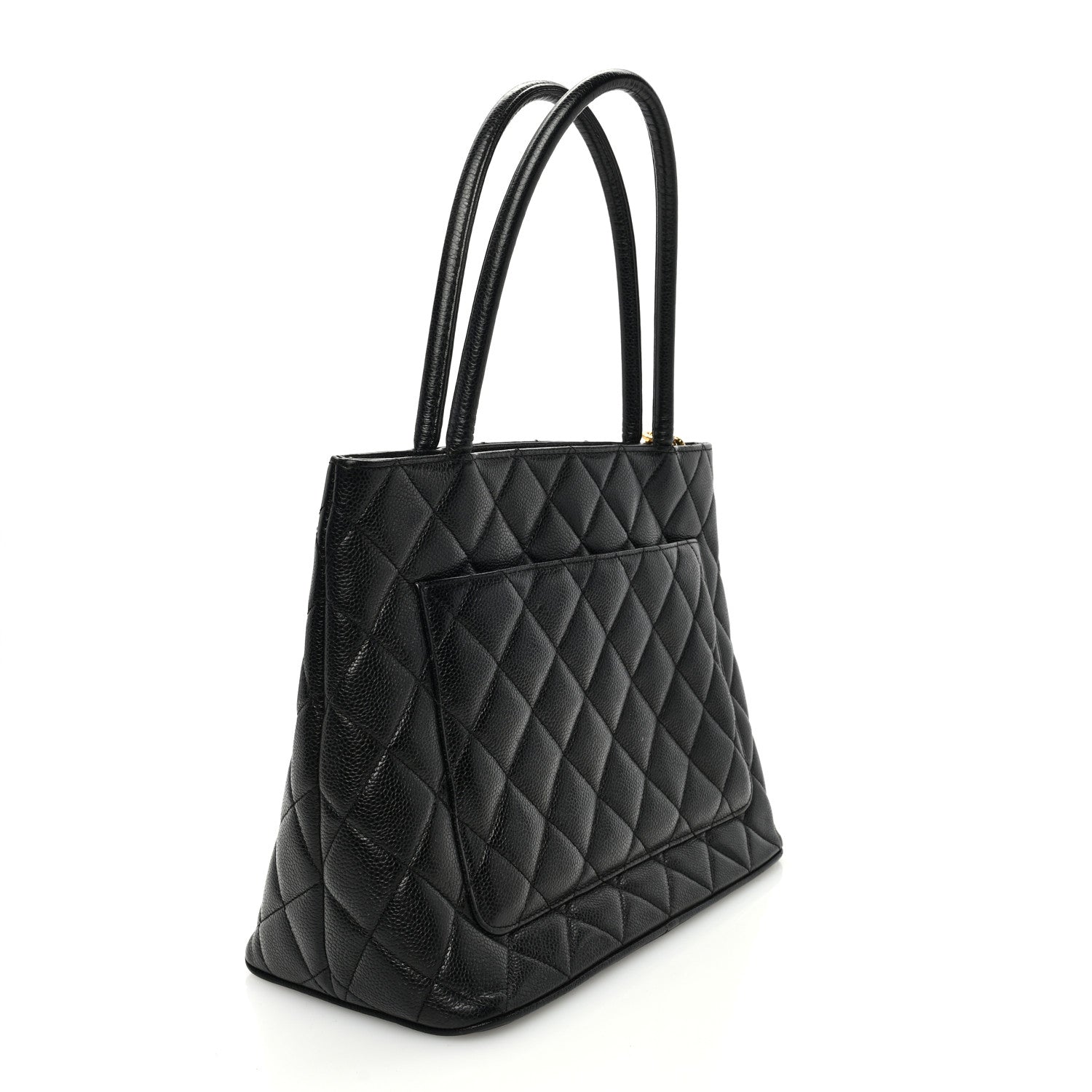 Chanel Caviar Quilted Medallion Tote Black 3 of 10