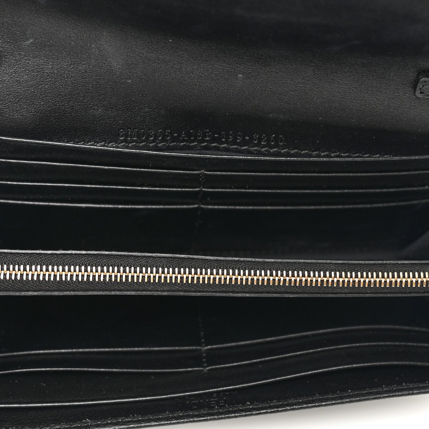 Vitello Cruise F is Fendi Continental Envelope Wallet on Chain Black