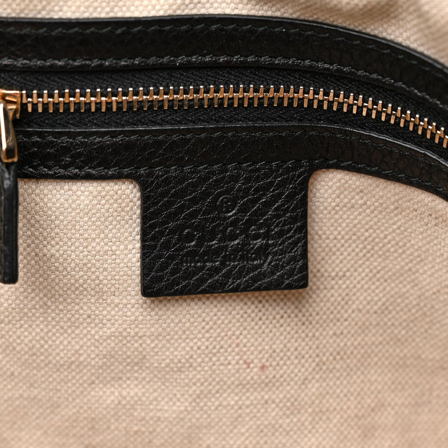 Cellarius Calfskin Medium Miss GG Top Handle Bag Black