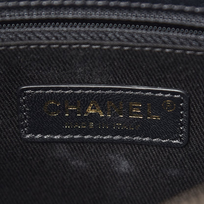 Chanel Shiny Calfskin Goatskin Quilted Medium Coco Curve Messenger Flap Black 9 of 10