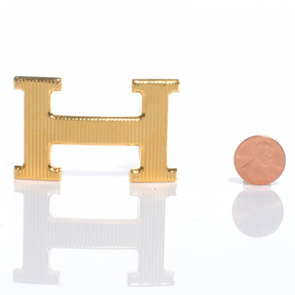 Hermes 32mm H Belt Buckle Gold 2 of 5