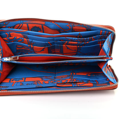 Hermes Epsom Silk'in Wallet Brique 4 of 6
